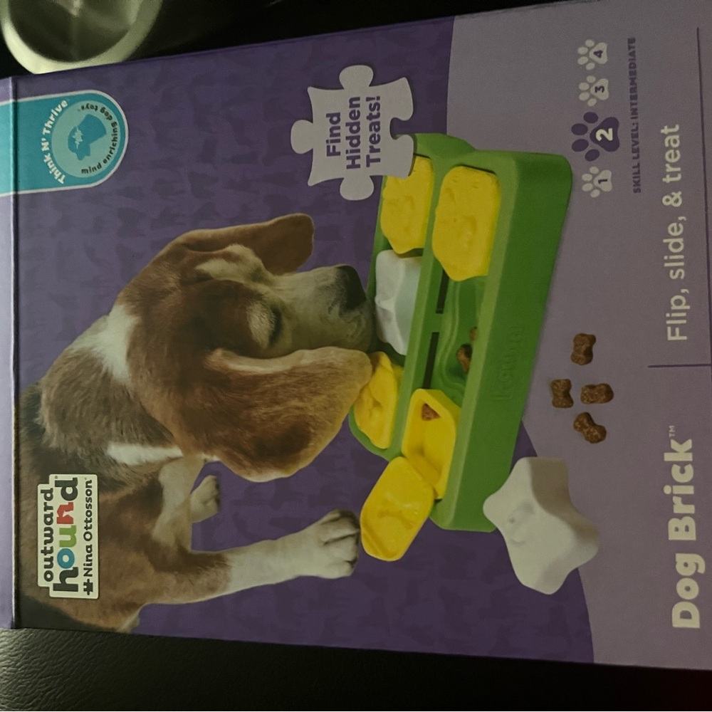 Outward Hound Green and Yellow Dog Toy